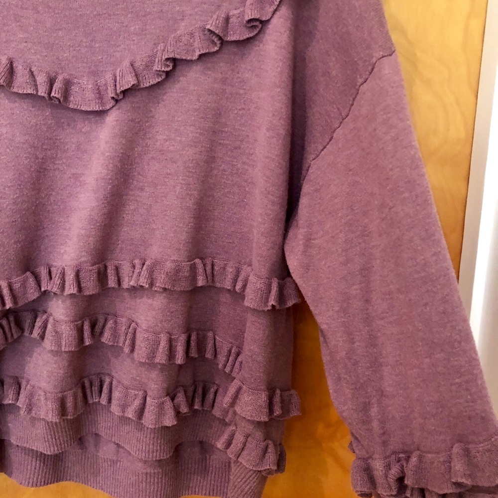 Hinge Ruffle Trim Sweater - Picture 2 of 4